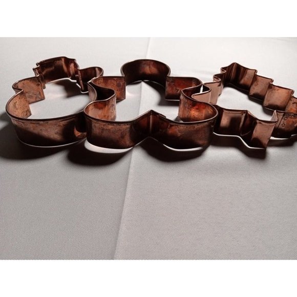 Jumbo Brass Christmas Cookie Cutters Bundle of 3 (1c3) - Picture 6 of 6